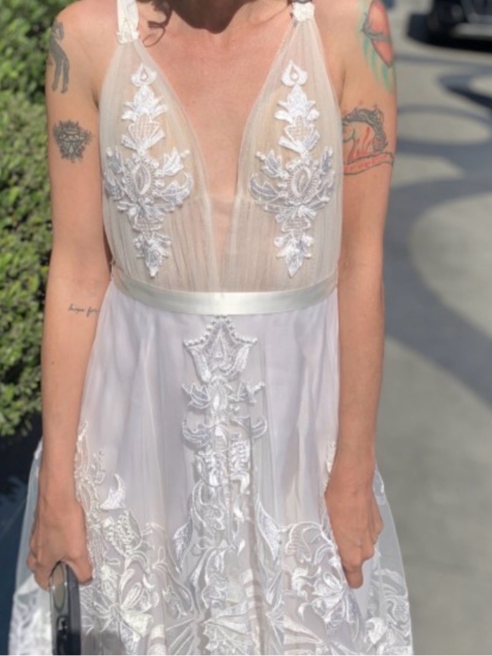 Lihi Hod Bridal Gown , Dreams/Petals collection, size 2/ XS - Picture 4 of 10